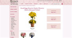 Desktop Screenshot of brownfloralco.com